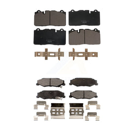 Front Rear Ceramic Brake Pads Kit For 2012 Chevrolet Corvette Base