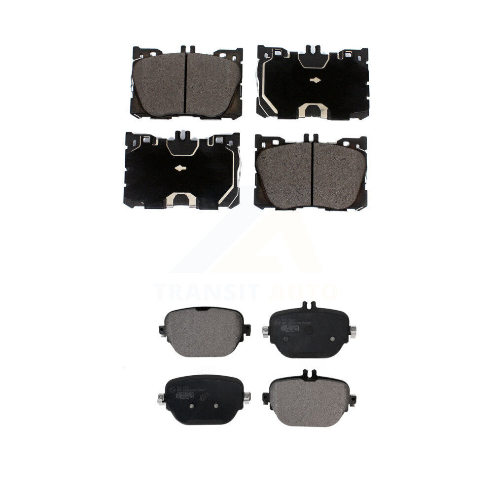 Front Rear Ceramic Brake Pads Kit For Mercedes-Benz E450 E43 AMG E53