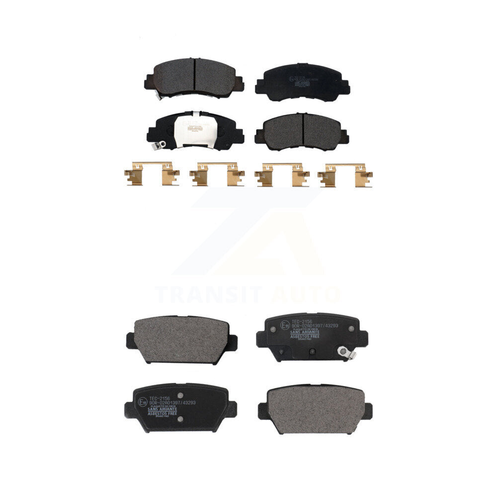 Front Rear Ceramic Brake Pads Kit For Mitsubishi Eclipse Cross