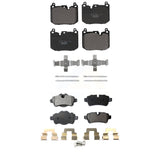 Front Rear Ceramic Brake Pads Kit For Mini Cooper S/John Works with 1.6L