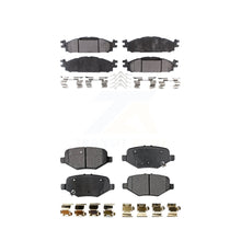 Load image into Gallery viewer, Front Rear Ceramic Brake Pads Kit For Ford Explorer Base With Heavy Duty Brakes