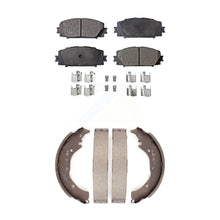 Load image into Gallery viewer, Front Rear Ceramic Brake Pads And Drum Shoes Kit For Toyota Prius C Scion iQ