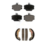 Front Rear Ceramic Brake Pads And Drum Shoes Kit For Smart Fortwo