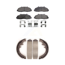 Charger l&#39;image dans la galerie, Front Rear Ceramic Brake Pads And Drum Shoes Kit For Ford F-150