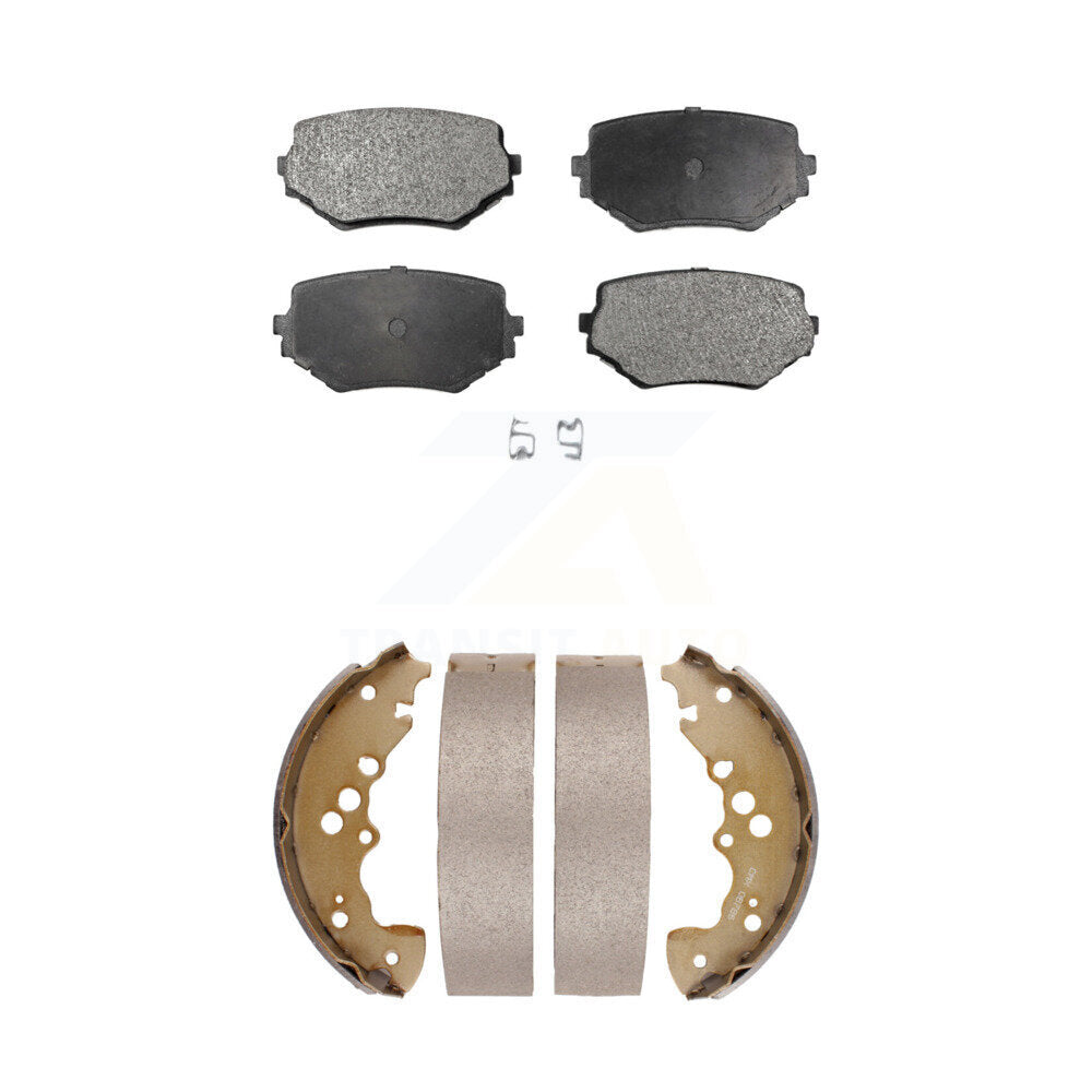 Front Rear Ceramic Brake Pads And Drum Shoes Kit For Suzuki XL-7 Grand Vitara