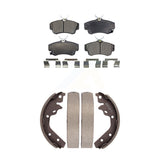 Front Rear Ceramic Brake Pads And Drum Shoes Kit For 2003-2005 Dodge Neon SRT-4