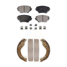 Load image into Gallery viewer, Front Rear Ceramic Brake Pads And Drum Shoes Kit For 2003-2005 Toyota RAV4