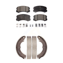 Load image into Gallery viewer, Front Rear Ceramic Brake Pads And Drum Shoes Kit For Mitsubishi Lancer