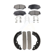 Load image into Gallery viewer, Front Rear Ceramic Brake Pads And Drum Shoes Kit For Honda Accord Fit