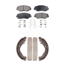 Load image into Gallery viewer, Front Rear Ceramic Brake Pads And Drum Shoes Kit For Honda Civic