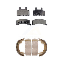 Charger l&#39;image dans la galerie, Front Rear Ceramic Brake Pads And Drum Shoes Kit For Dodge Ram 2500