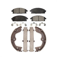 Load image into Gallery viewer, Front Rear Ceramic Brake Pads &amp; Parking Shoe Kit For 2006-2007 Nissan Quest