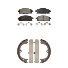 Load image into Gallery viewer, Front Rear Ceramic Brake Pads &amp; Parking Shoe Kit For 2008-2009 Nissan Quest