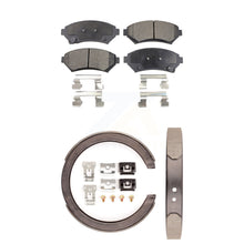 Load image into Gallery viewer, Front Rear Ceramic Brake Pads And Parking Shoes Kit For Pontiac Montana FWD