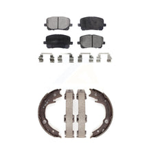 Load image into Gallery viewer, Front Rear Ceramic Brake Pads &amp; Parking Shoes Kit For Toyota Corolla Matrix