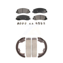 Load image into Gallery viewer, Front Rear Ceramic Brake Pads &amp; Parking Shoes Kit For Ford F-350 Super Duty