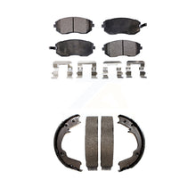Load image into Gallery viewer, Front Rear Ceramic Brake Pads Parking Shoes Kit For Subaru Forester Impreza