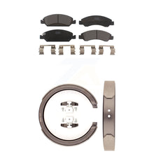 Charger l&#39;image dans la galerie, Front Rear Ceramic Brake Pads Parking Shoe Kit For Chevrolet Silverado 1500