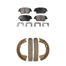 Charger l'image dans la galerie, Front Rear Ceramic Brake Pads And Parking Shoes Kit For Hyundai Sonata Kia