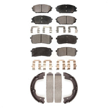 Load image into Gallery viewer, Front Rear Ceramic Brake Pads &amp; Parking Shoes Kit For 2007-2012 Hyundai Veracruz