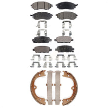 Load image into Gallery viewer, Front Rear Ceramic Brake Pads &amp; Parking Shoe Kit For Infiniti FX35 FX45 INFINITI