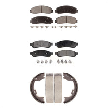 Load image into Gallery viewer, Front Rear Ceramic Brake Pads &amp; Parking Shoe Kit For Ford F-350 Super Duty F-250