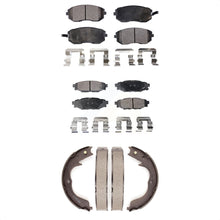 Charger l&#39;image dans la galerie, Front Rear Ceramic Brake Pads And Parking Shoes Kit For Subaru Outback Forester