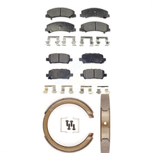 Charger l&#39;image dans la galerie, Front Rear Ceramic Brake Pads And Parking Shoes Kit For Chevrolet Impala