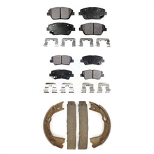 Charger l&#39;image dans la galerie, Front Rear Ceramic Brake Pads And Parking Shoes Kit For Kia Optima