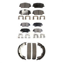 Charger l&#39;image dans la galerie, Front Rear Ceramic Brake Pads And Parking Shoes Kit For 2014-2014 Kia Forte Koup