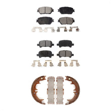 Charger l&#39;image dans la galerie, Front Rear Ceramic Brake Pads And Parking Shoes Kit For Toyota Camry