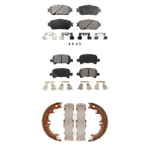 Load image into Gallery viewer, Front Rear Ceramic Brake Pads &amp; Parking Shoes Kit For Toyota Camry Avalon Solara