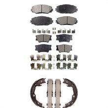 Charger l&#39;image dans la galerie, Front Rear Ceramic Brake Pads And Parking Shoes Kit For Toyota RAV4 Lexus HS250h