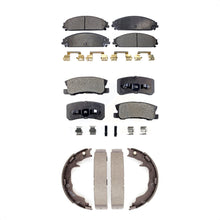 Charger l&#39;image dans la galerie, Front Rear Ceramic Brake Pads Parking Shoe Kit For 2008-2009 Dodge Caliber SRT-4