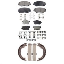 Load image into Gallery viewer, Front Rear Ceramic Brake Pads And Parking Shoes Kit For Honda CR-V Element