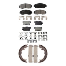 Charger l&#39;image dans la galerie, Front Rear Ceramic Brake Pads And Parking Shoes Kit For Acura TL RL CL