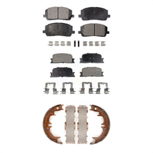 Load image into Gallery viewer, Front Rear Ceramic Brake Pads &amp; Parking Shoe Kit For 2001-2003 Toyota Highlander