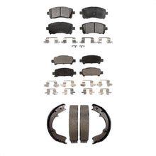 Load image into Gallery viewer, Front Rear Ceramic Brake Pads And Parking Shoes Kit For Subaru Forester Impreza