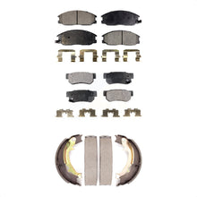 Load image into Gallery viewer, Front Rear Ceramic Brake Pads &amp; Parking Shoes Kit For 2001-2006 Hyundai Santa Fe