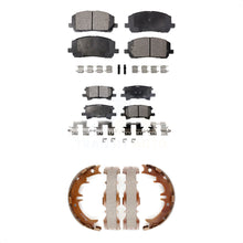 Charger l&#39;image dans la galerie, Front Rear Ceramic Brake Pads And Parking Shoes Kit For Toyota Highlander