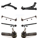 Front Suspension Control Arm And Ball Joint Tie Rod End Link Kit (8Pc) For Toyota Corolla KTR-104482