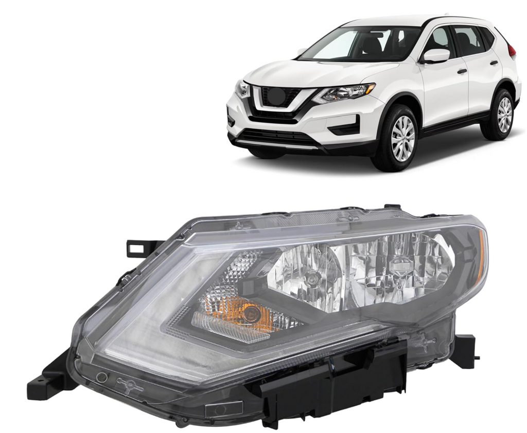 2017, 2017-2020 Nissan Rogue, 2018, 2019, 2020, 26060-6FL0A, driver side, head lamp, NI2502254, NISSAN, ROGUE