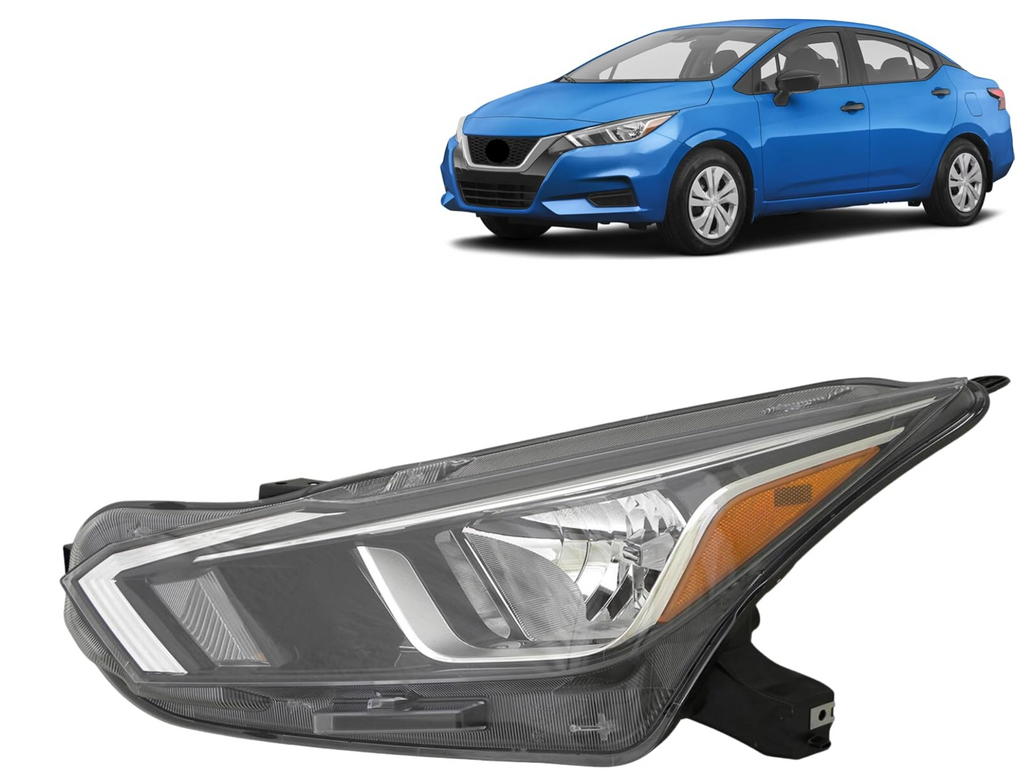 2020, 2020-2022 Nissan Versa, 2021, 2022, 26060-5EE0A, driver side, head lamp, NI2502273, NISSAN, VERSA