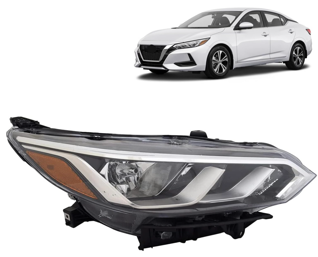 2020, 2020-2022 Nissan Sentra, 2021, 2022, 26010-6LB0A, halogen, head lamp, NI2503276, NISSAN, passenger side, SENTRA