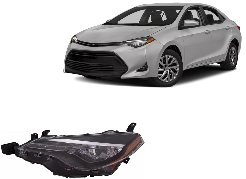 2017, 2017-2019 Toyota Corolla, 2018, 2019, 81150-02M70, Corolla, driver side, headlight, TO2502249, TOYOTA