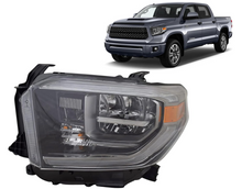 Load image into Gallery viewer, 2018, 2018-2021 Toyota Tundra, 2019, 2020, 2021, 811500C210, driver side, head light, smoked, TO2502263, TOYOTA, Tundra