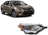 2014-2016 Toyota Corolla headlamp passenger side led type RH