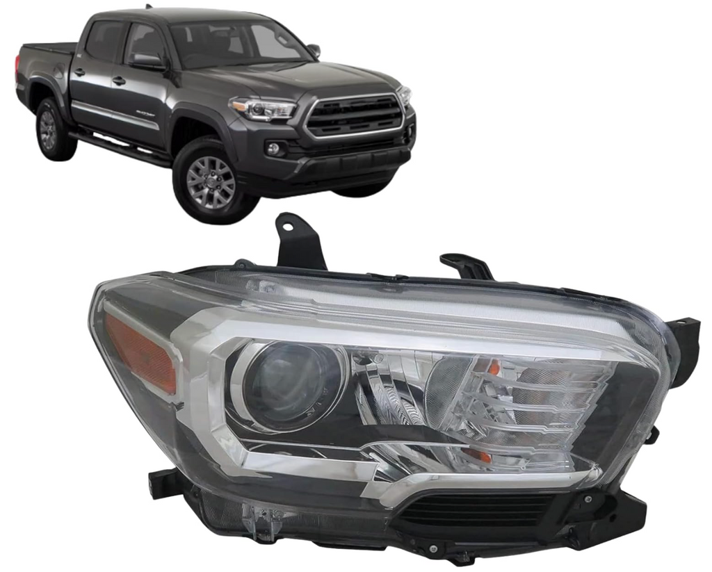 2016, 2016-2017 Toyota Tacoma, 2017, 8111004260, headlamp, passenger side, TACOMA, TO2503243, TOYOTA