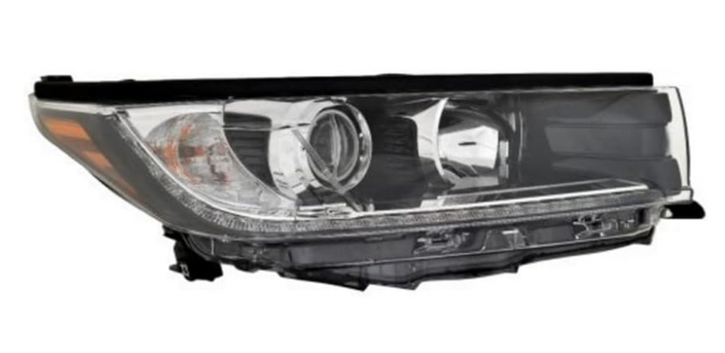 2017, 2017-2019 Toyota Highlander, 2018, 2019, 81110-0E390, daytime running light, headlamp, HIGHLANDER, passenger side, TO2503253, TOYOTA