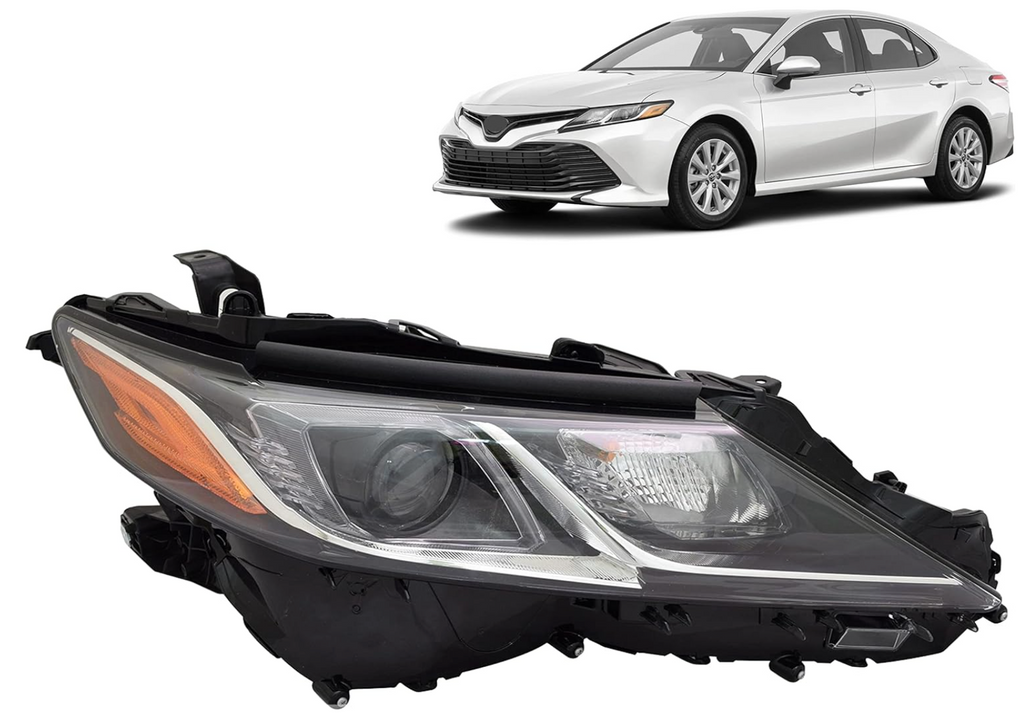 2018, 2018-2020 Toyota Camry, 2019, 2020, 81110-06C40, CAMRY, head light, passenger side, TO2503255, TOYOTA